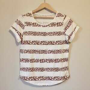 Cleo 100% Organic Cotton Rosette Print Baby Tee Soft Short Sleeve Shirt